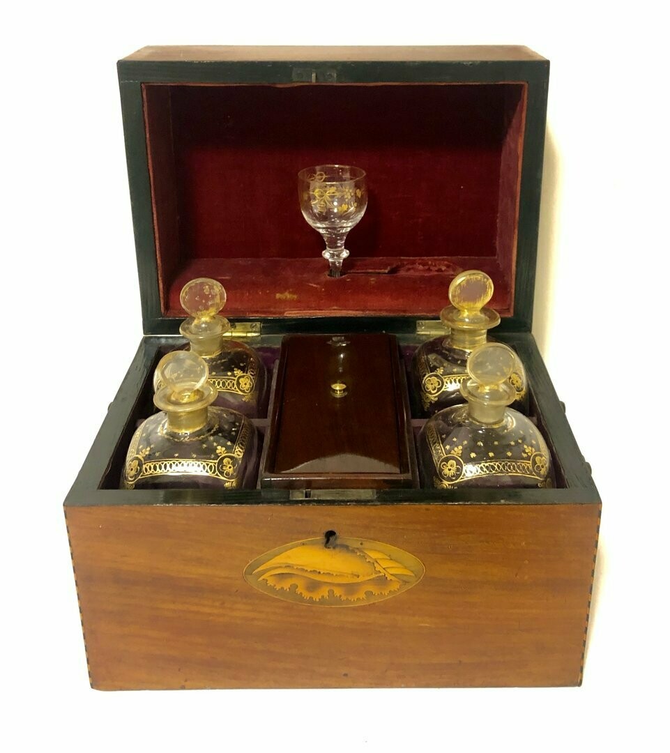 Antique Dutch Travelling Decanter
