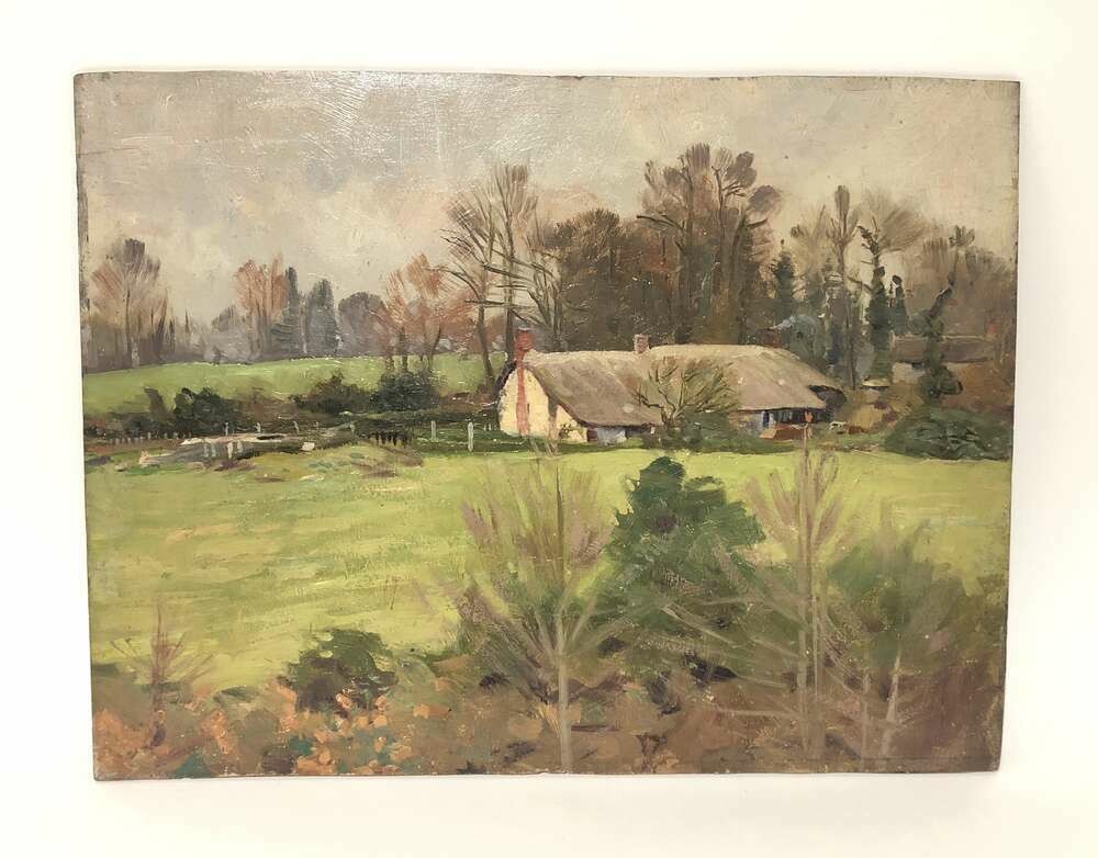 Oil on Board by Frank Richards