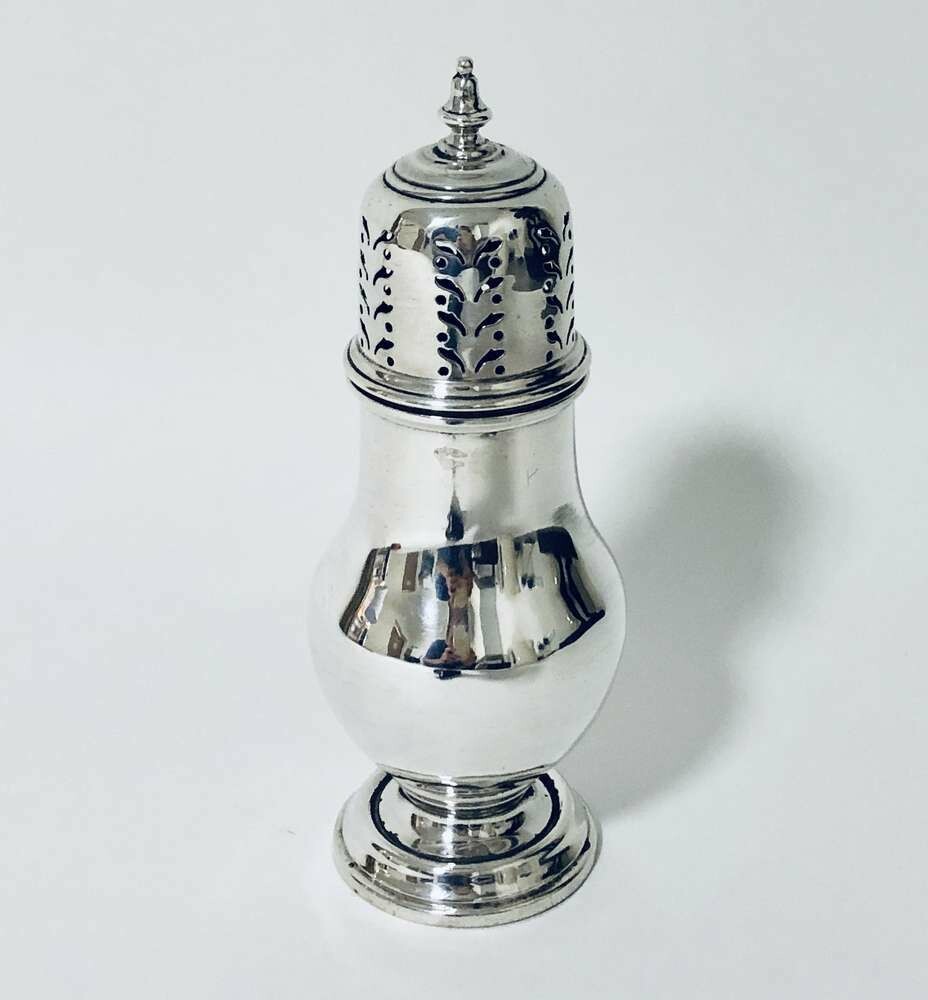 Antique Solid Silver Sugar Shaker