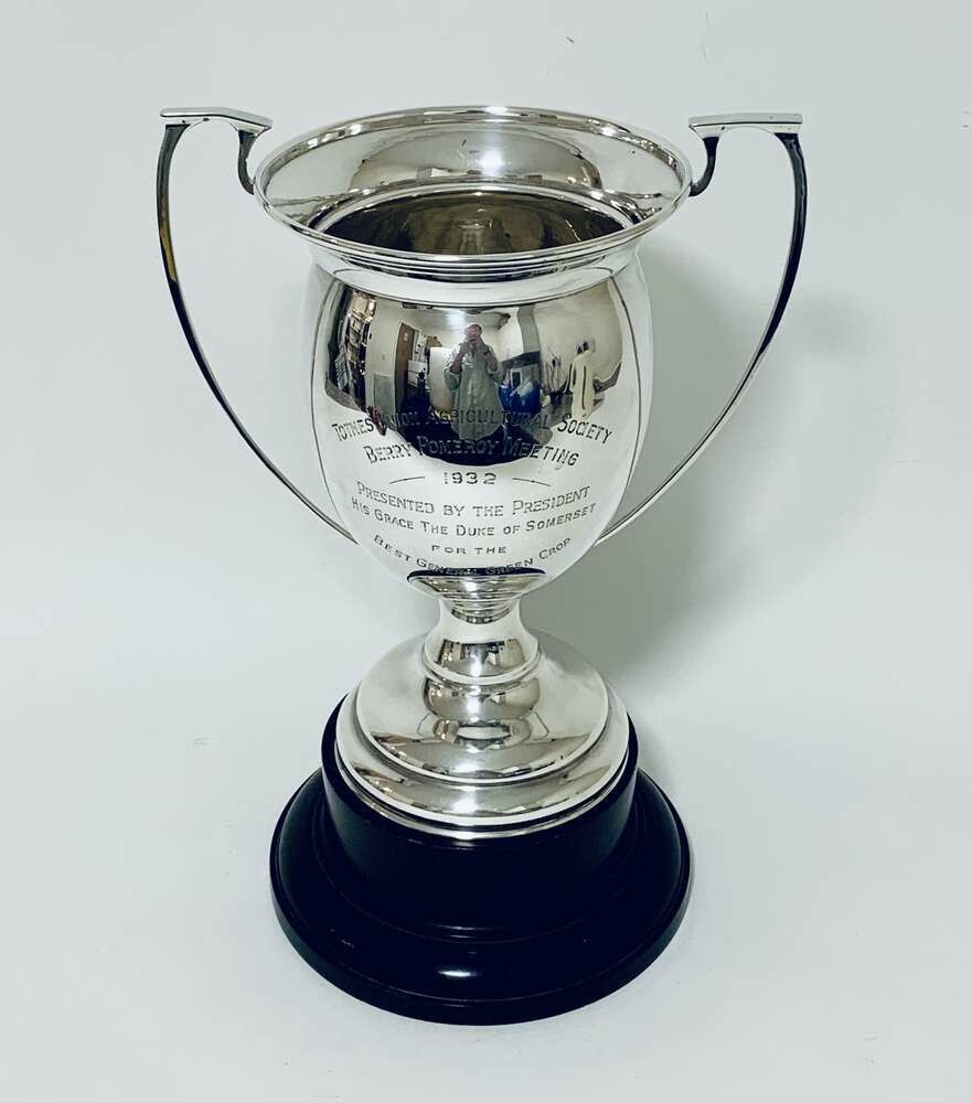 Antique Solid Silver Trophy Cup