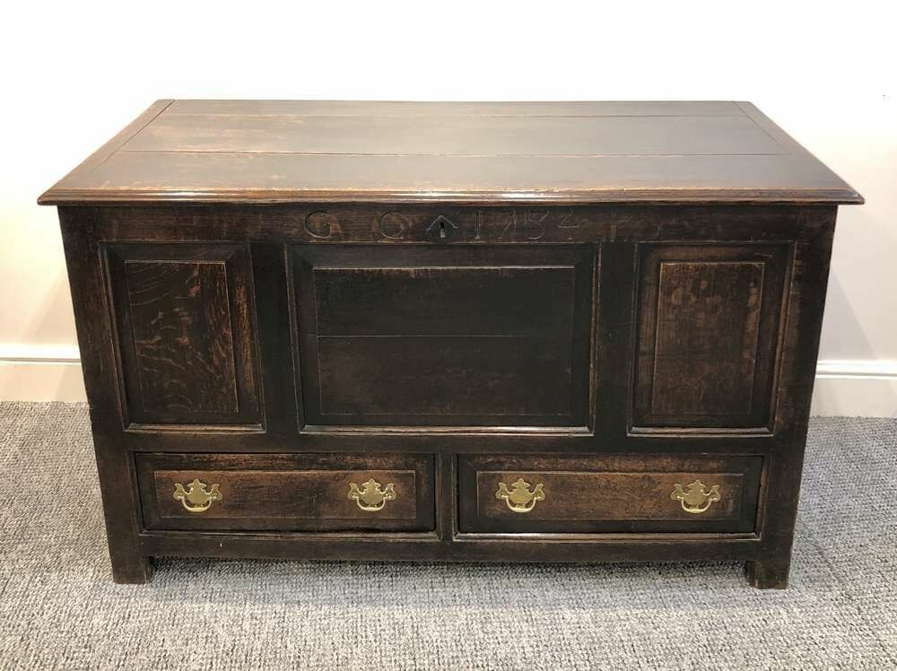 18th Century Oak Mule Chest