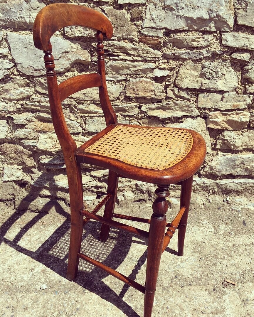 Antique Victorian Childs Correctional High Chair