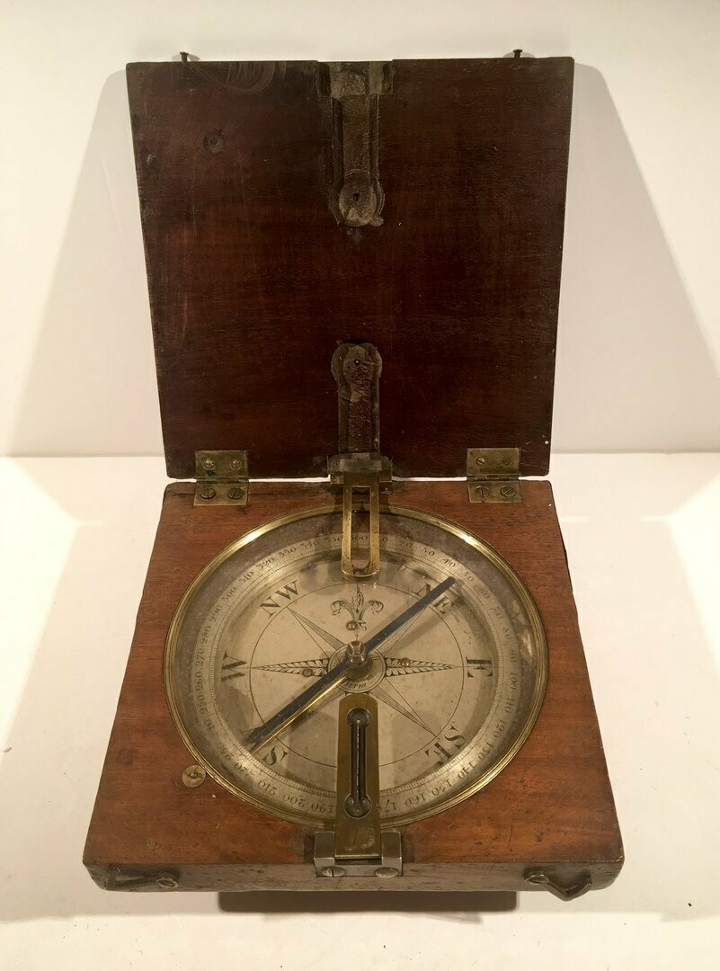 Antique J Bakewell Surveyors Compass