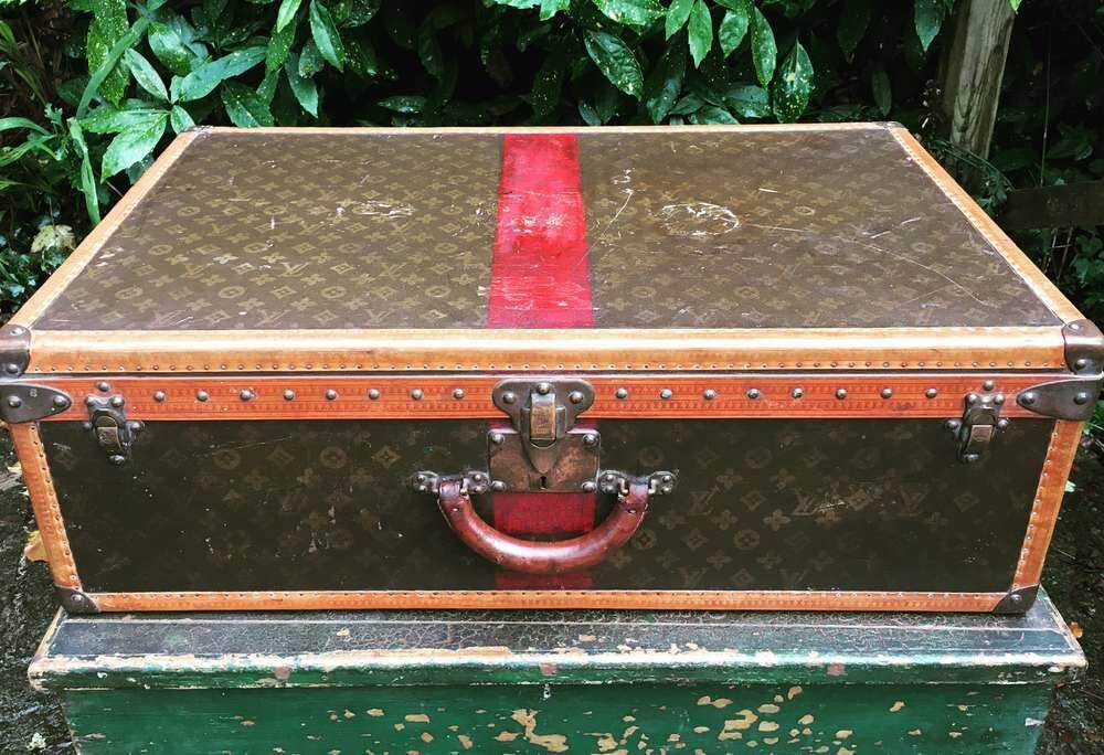 Vintage Louis Vuitton Monogram Hard Suitcase