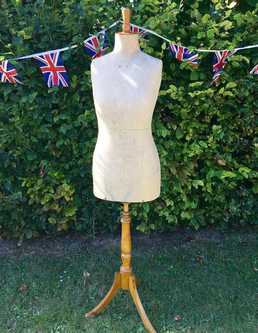 Antique Tailors Dummy Shop Display Mannequin