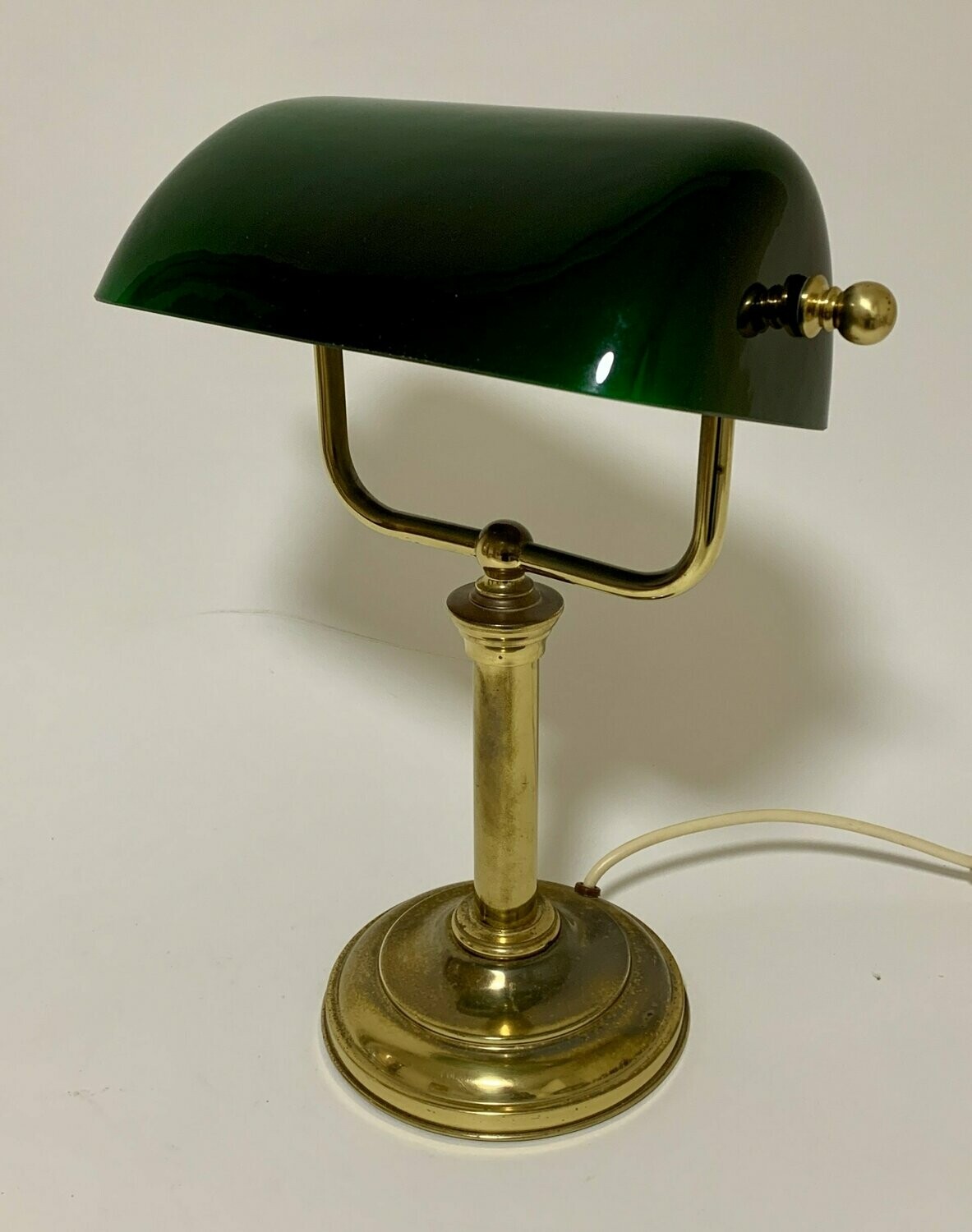 Brass Bankers Desk Lamp