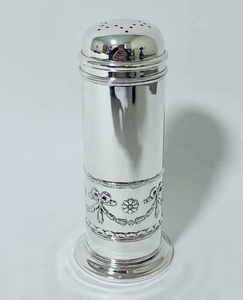 Antique Solid Silver Sugar Shaker
