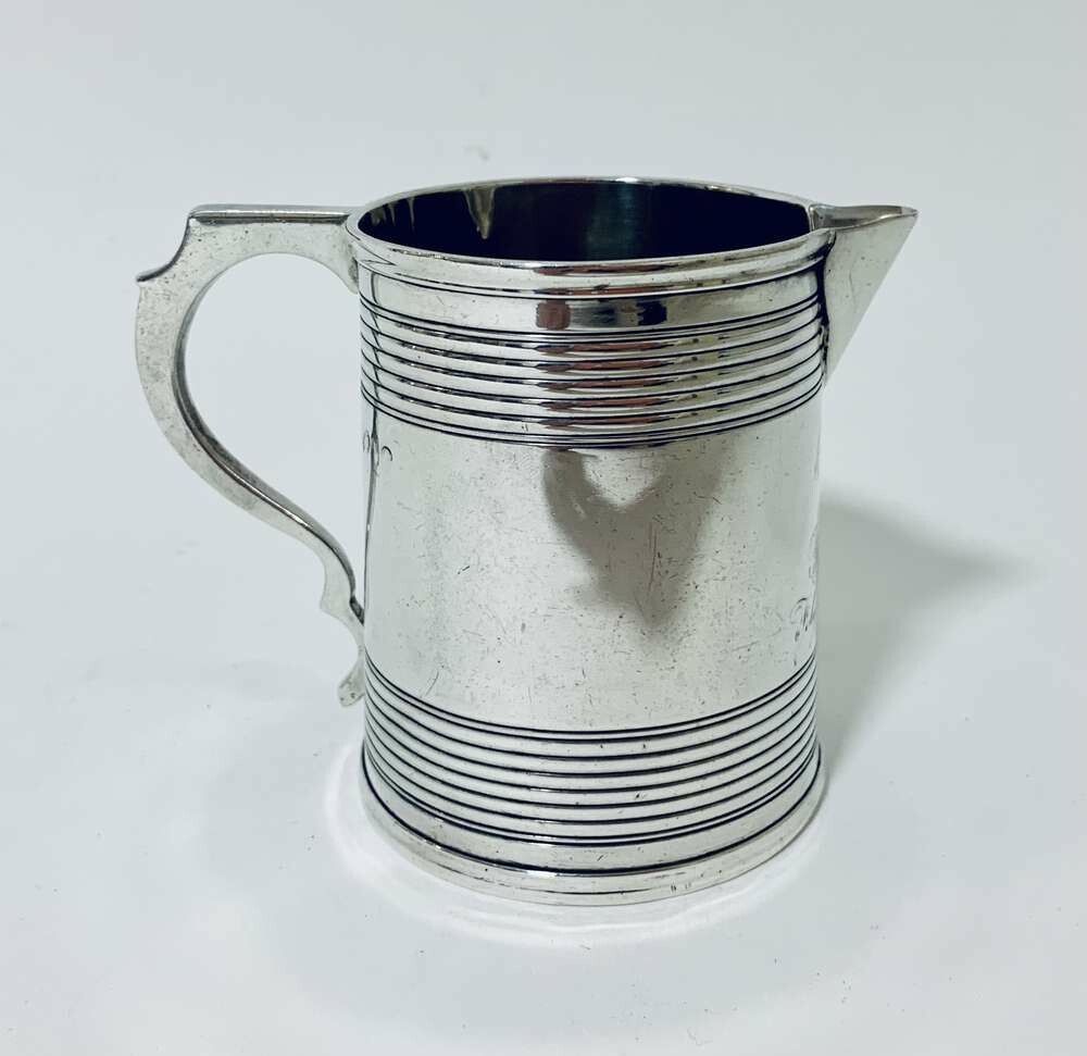 Antique Solid Silver Christening Cup