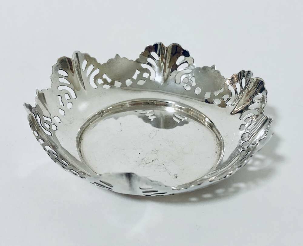 Solid Sterling Silver Bonbon Dish