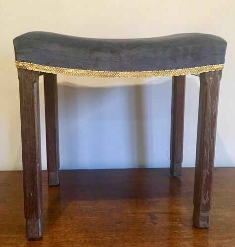 George VI Coronation Stool by Maple Co 1937