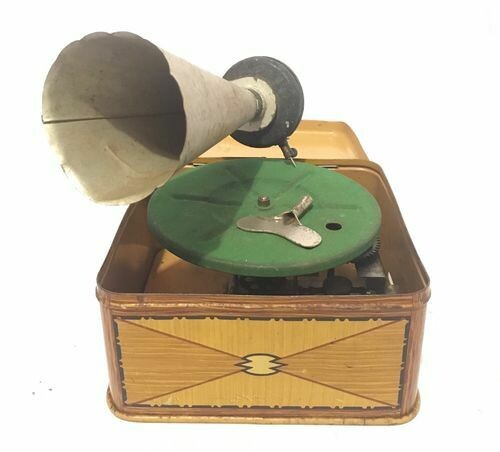 1920s Bing Tinplate Pigmyphone Toy Gramophone