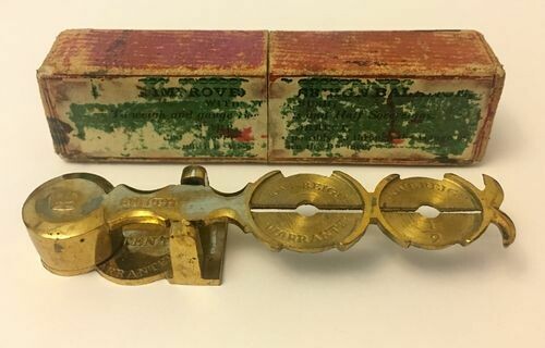 Antique Brass Full Half Sovereign Scales