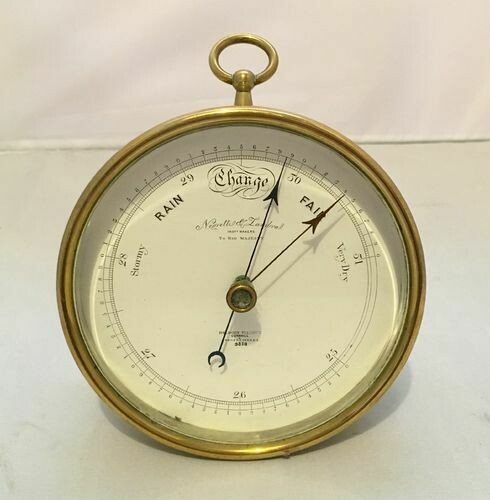Large Antique Negretti & Zambra Barometer