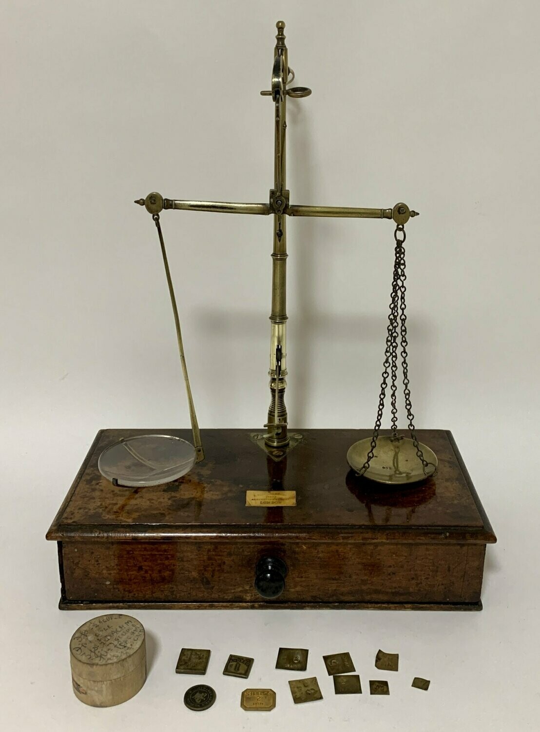 Antique Apothecary Scales and Weights