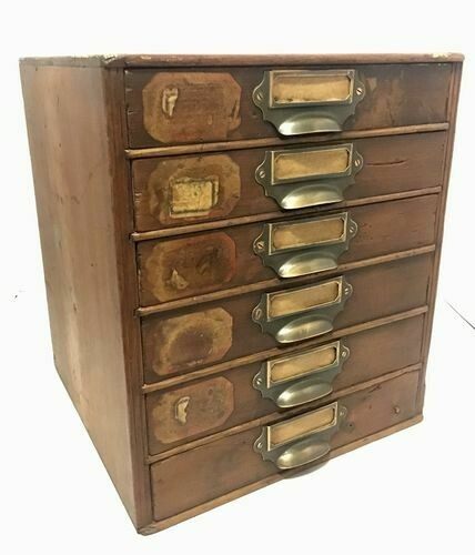 Antique Watchmakers Cabinet