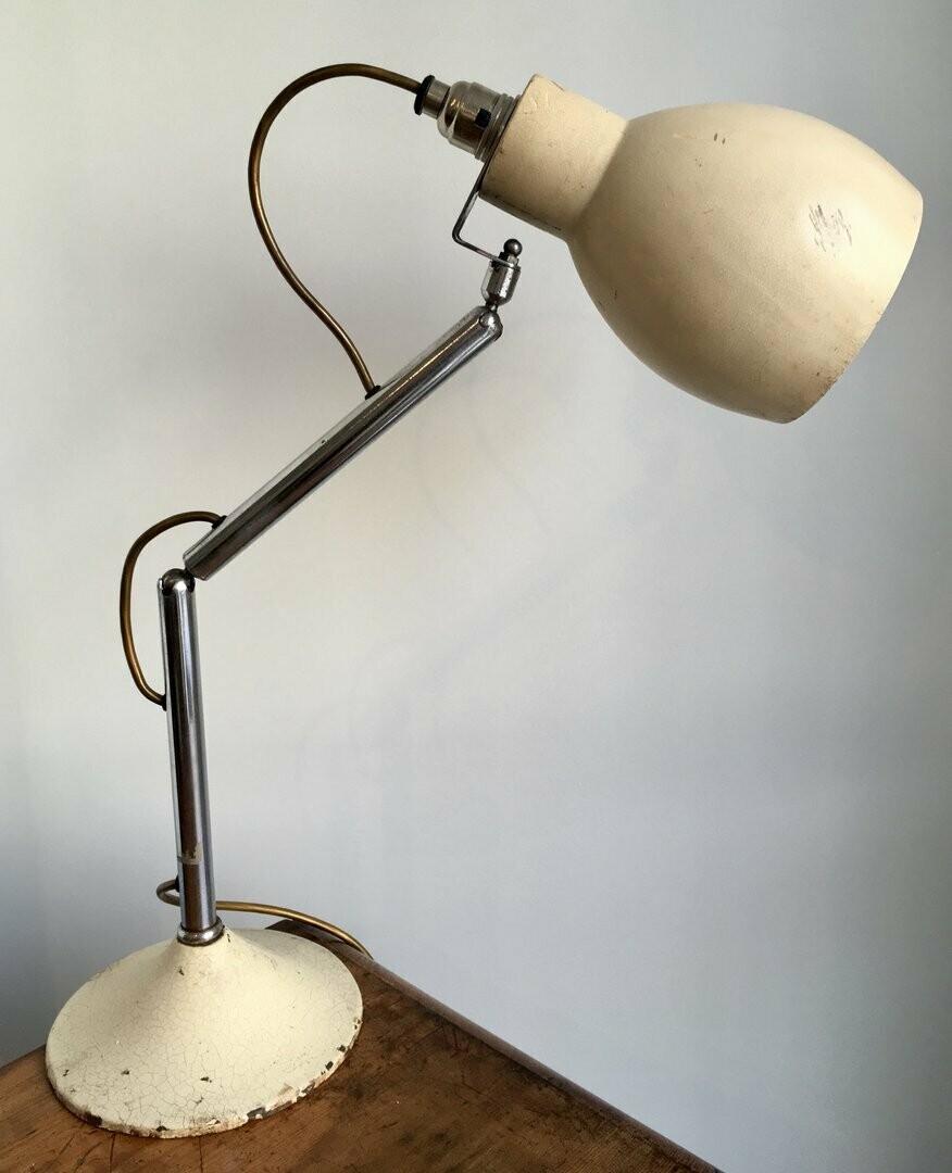 Antique Vintage Pifco Articulated Industrial Lamp