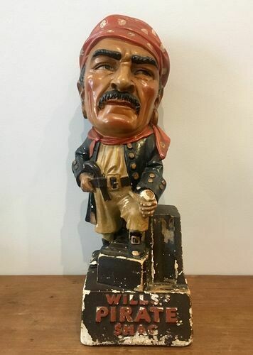 Vintage Wills Pirate Shag Advertising Figure