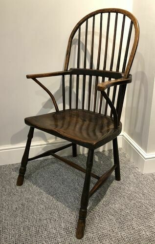 Primitive Windsor Hoop Stick Back Chair
