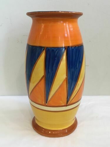 Clarice Cliff Original Bizarre Triangles Vase