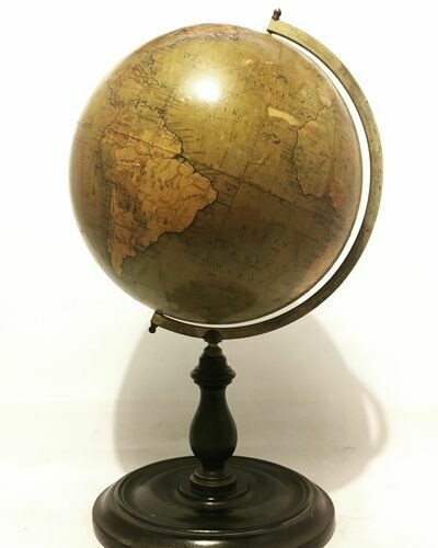 Antique 9" Philips Terrestrial Globe on Stand