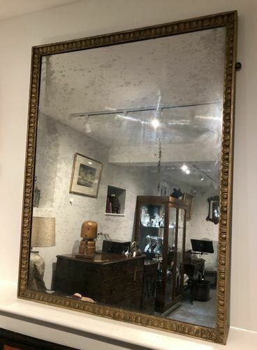 Large Antique Regency Gilded Wall Mirror