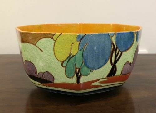 Clarice Cliff Cafe Au Lait Balloon Trees Bowl