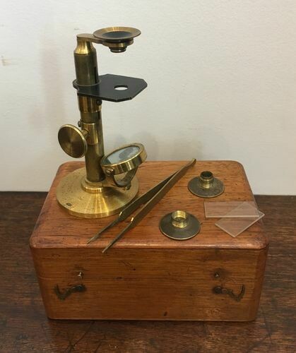 Antique Dissection Microscope Dixey Brighton