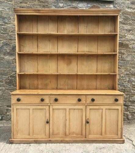 Huge Georgian Stripped Pine Westcountry Dresser