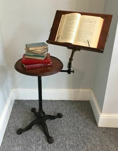 Antique Victorian Adjustable Reading Stand