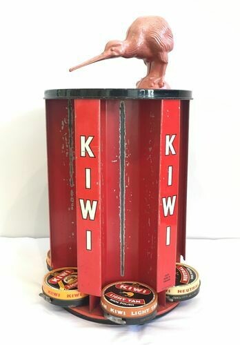Original Vintage Kiwi Shoe Polish Display