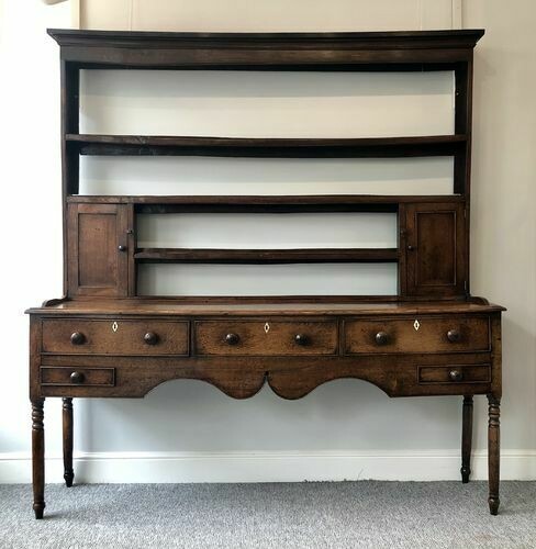 Large Antique Georgian Oak Dresser