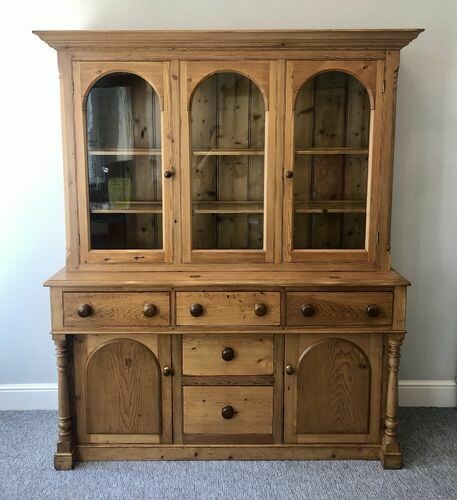 Large Antique Pine Westcountry Dresser
