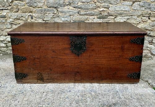 18th Century Dutch Colonial Teak Chest