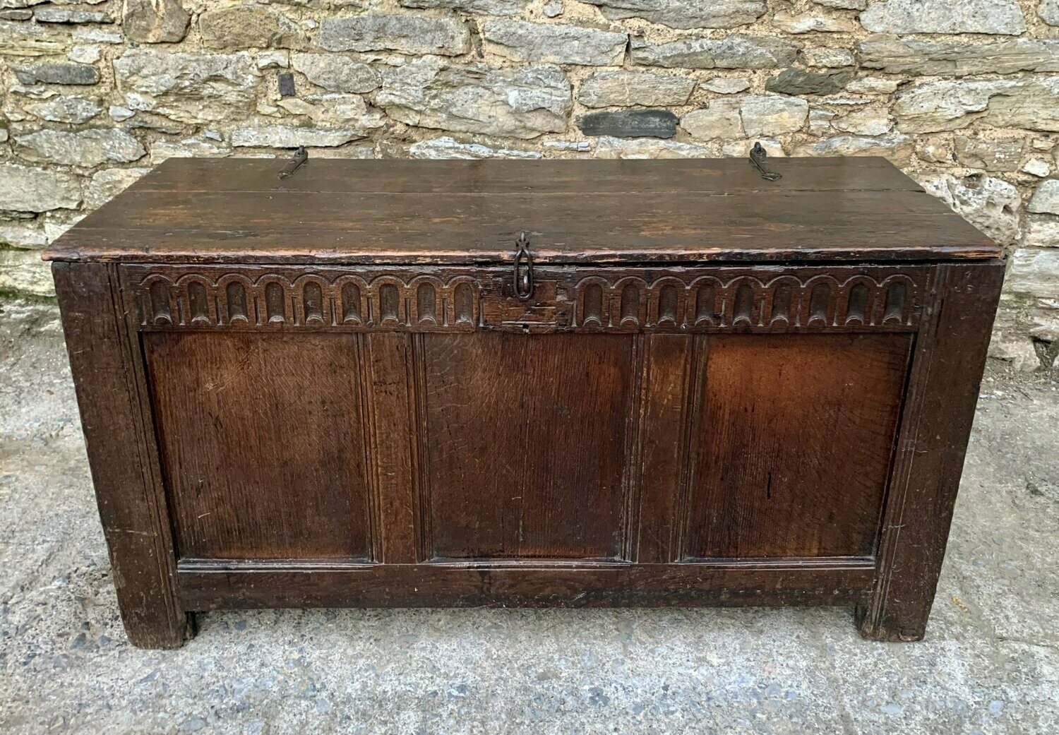 Antique Oak Coffer