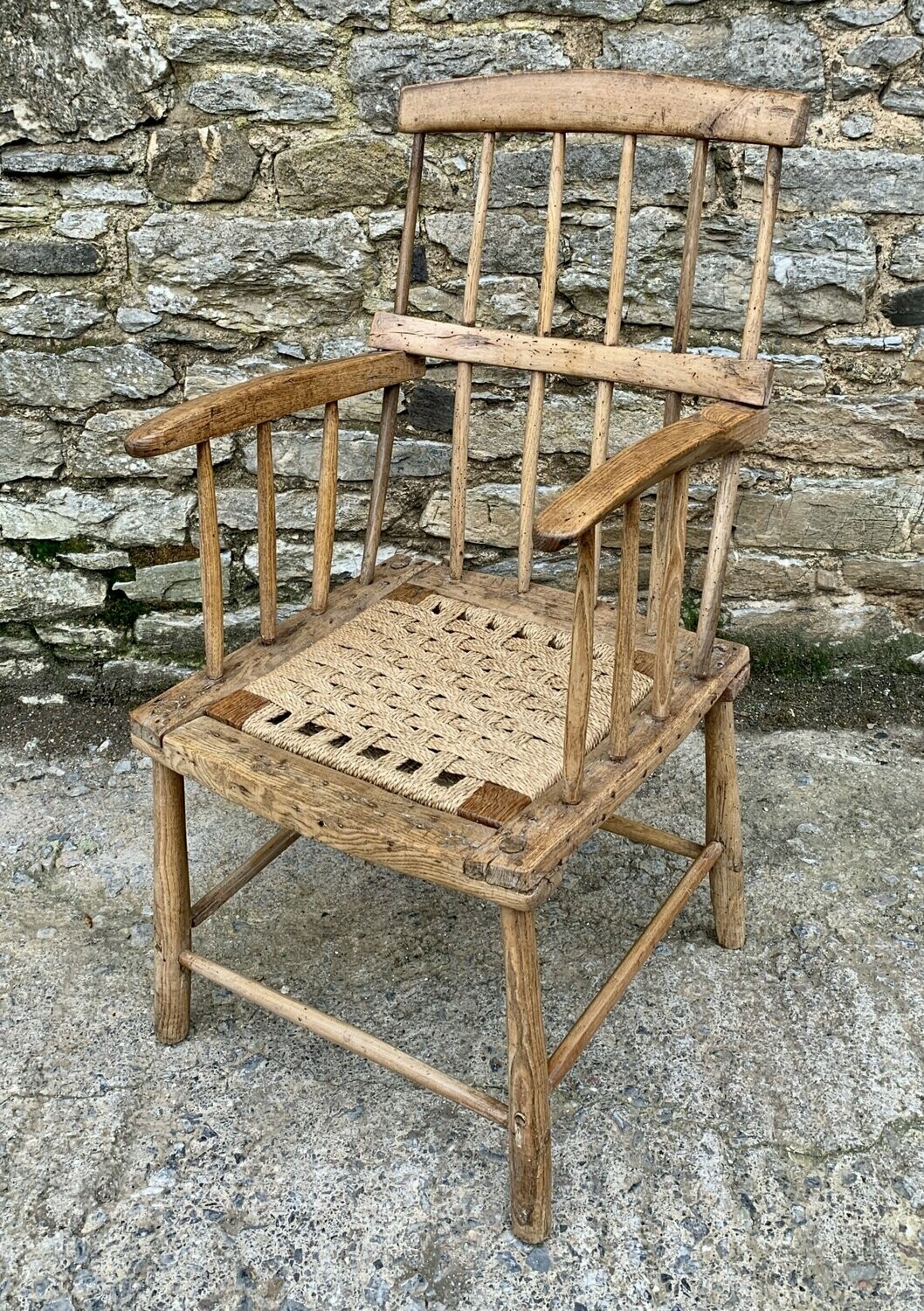 Primitive Westcountry Stick Back Chair