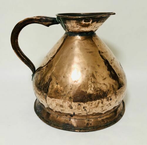 Antique 3 Gallon Copper Harvest Jug