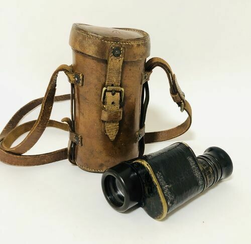 Military Prismatic Monocular in Leather Case