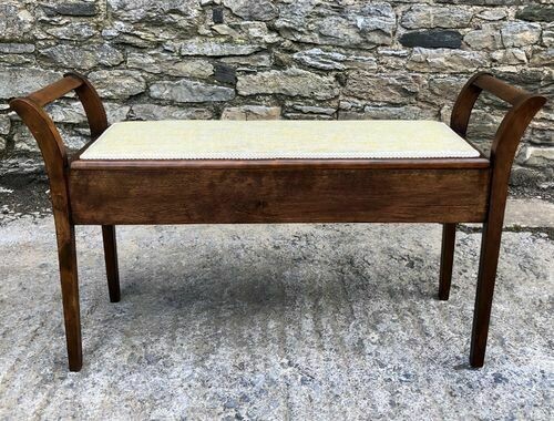 Antique Mahogany Duet Stool