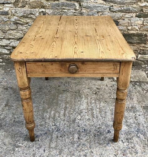 Victorian Pine Farmhouse Table