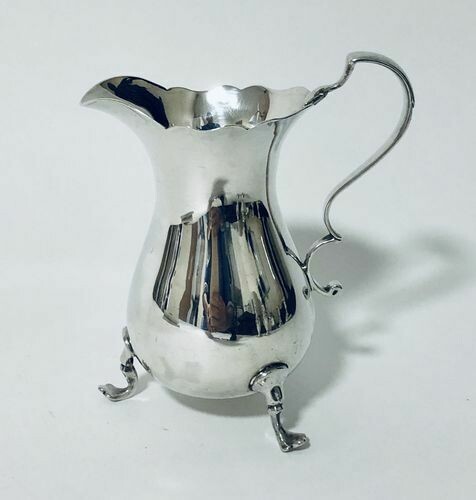 Antique Solid Silver Cream Jug