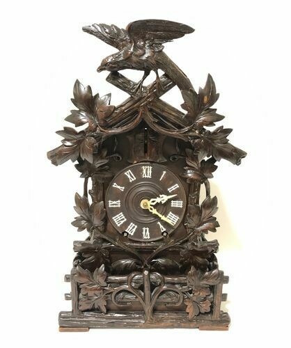 Superb Antique Black Forest Chalet Cuckoo Clock