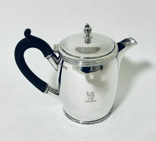 Antique Solid Silver Hot Water Jug