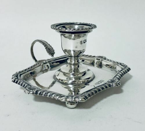 Victorian Silver Chamberstick