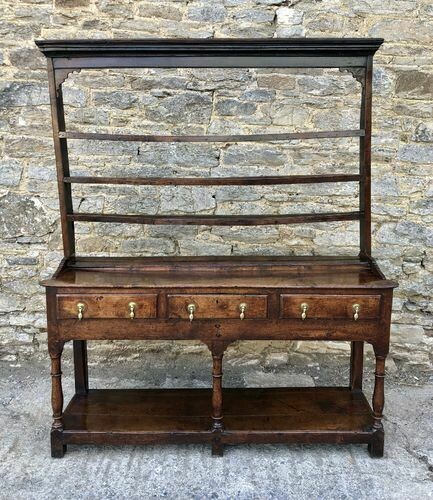 18th Century Oak Potboard Dresser