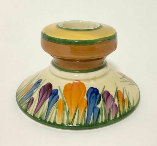 Clarice Cliff Crocus Candlestick