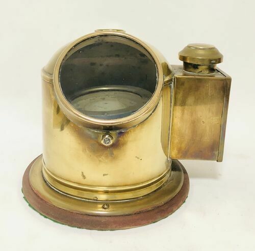 Antique Brass Ships Binnacle Compass