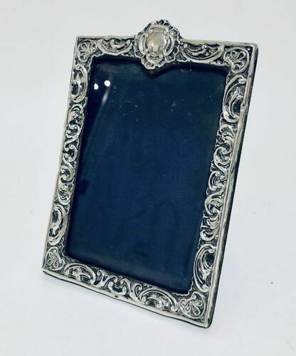 Antique Victorian Silver Photo Frame