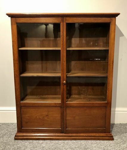 Antique Narrow Display Cabinet
