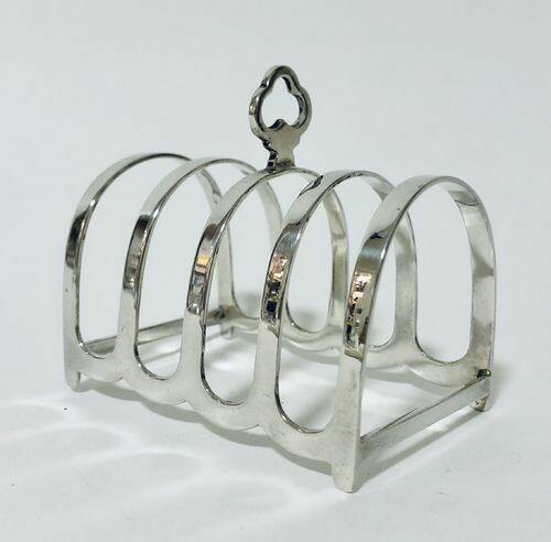 Antique Silver Toast Rack