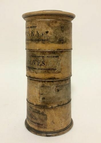 Antique Victorian Treen Spice Tower